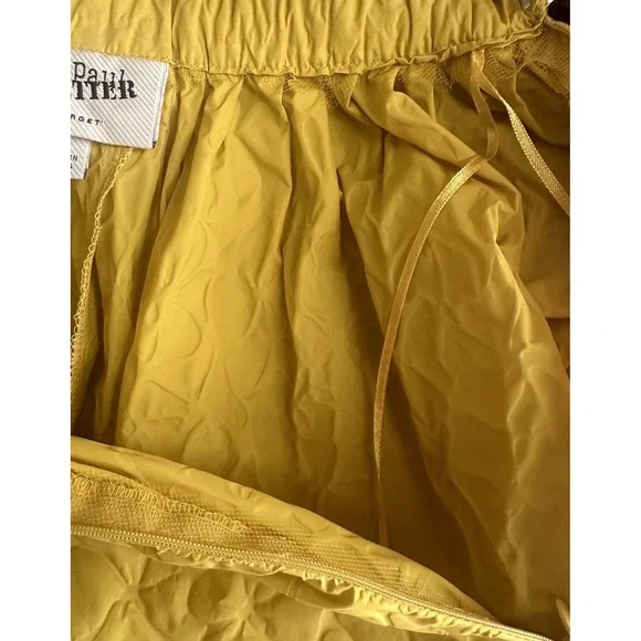 Jean Paul Gaultier for Target Cocktail Fairy Halter Dress Small Junior 7 Yellow - Picture 12 of 15